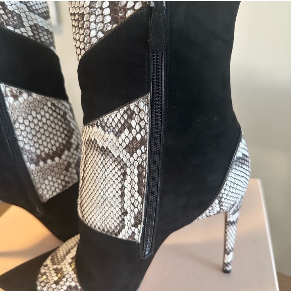 Alexandre Birman Python Evie Boots - image 6